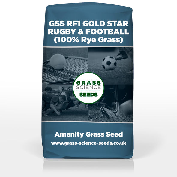 GSS RF1 GOLD STAR RUGBY & FOOTBALL PITCH (100% Ryegrass)